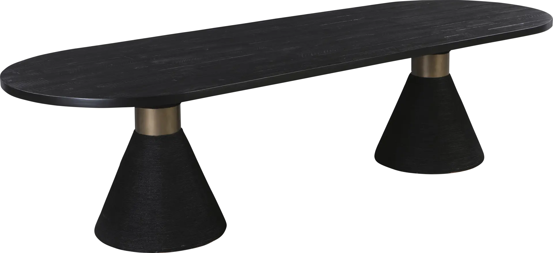 Gasteiger Black Oval Dining Table
