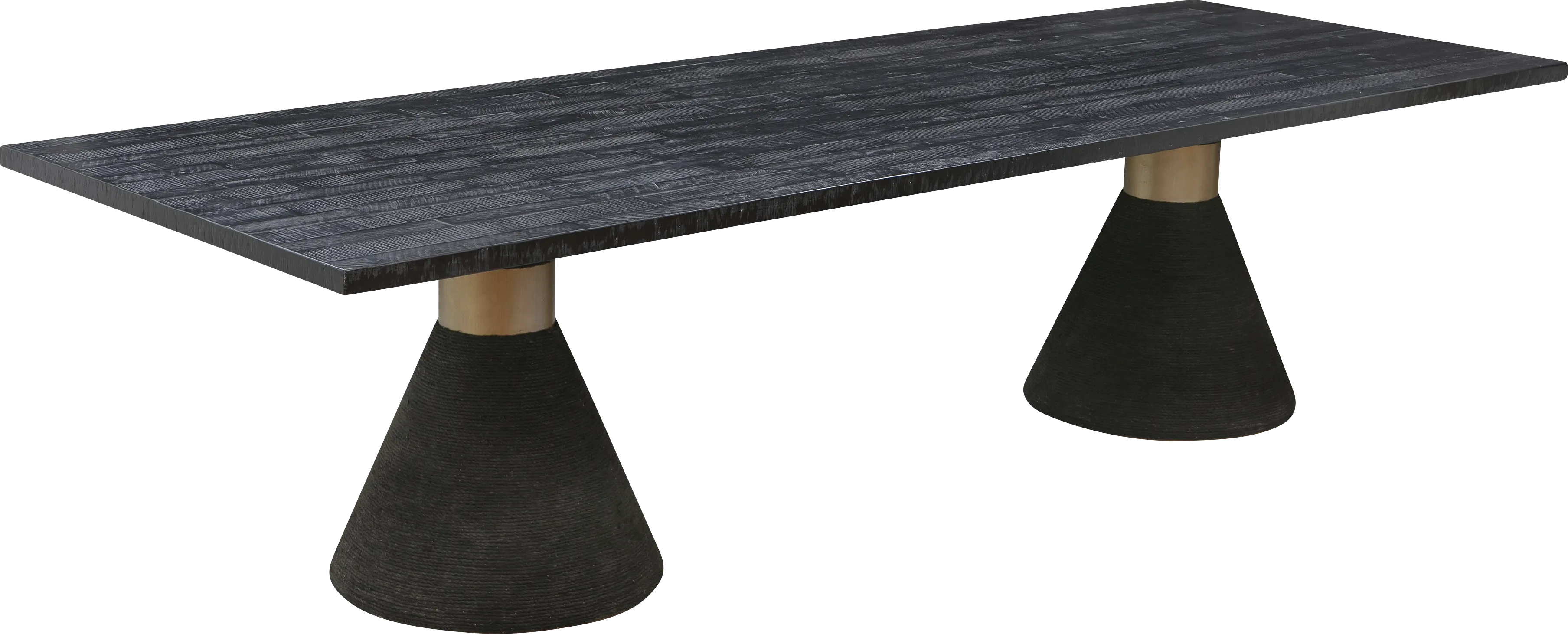 Gasteiger Black Rectangular Dining Table - Thumbnail - Image 1
