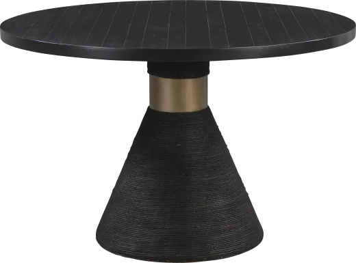 Gasteiger Black Round Dining Table