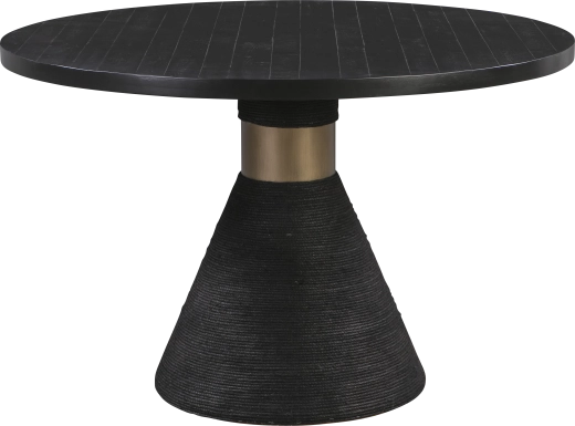 Gasteiger Black Round Dining Table