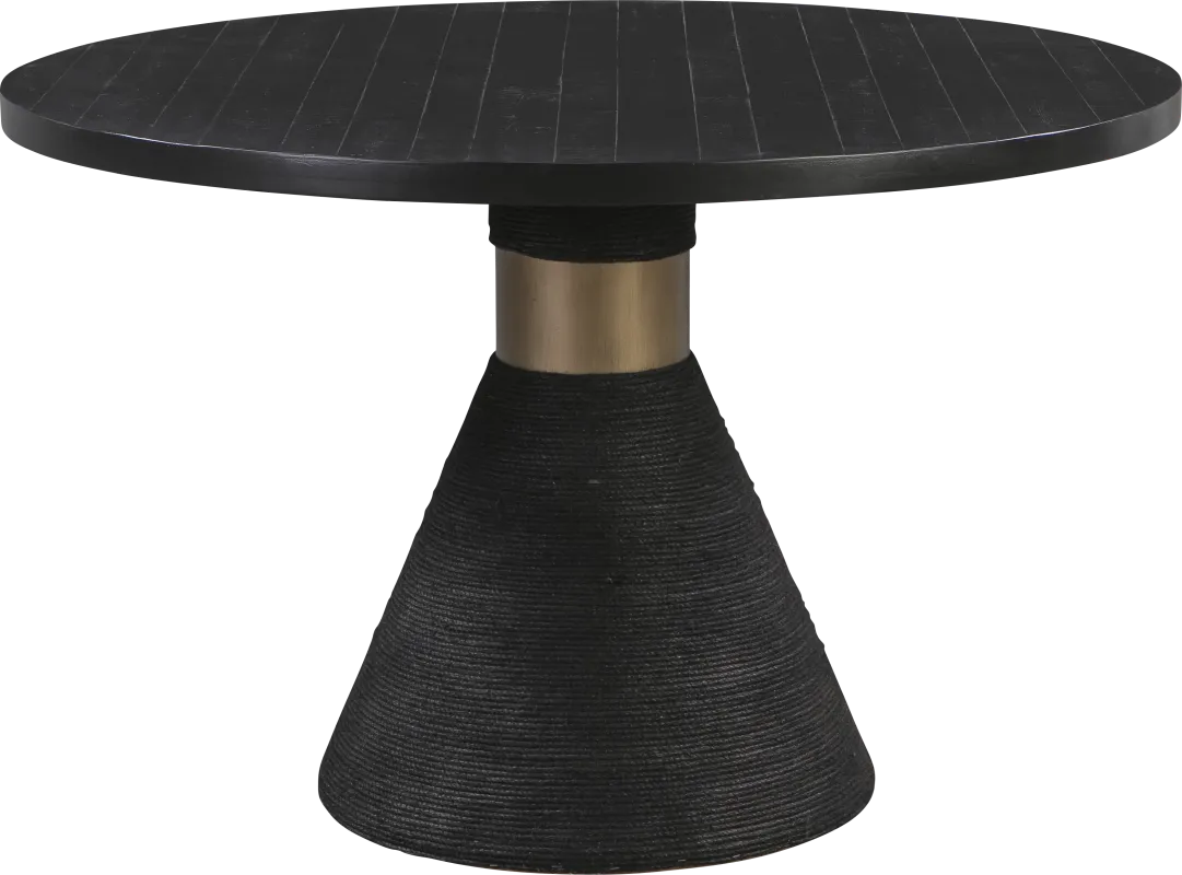 Gasteiger Black Round Dining Table