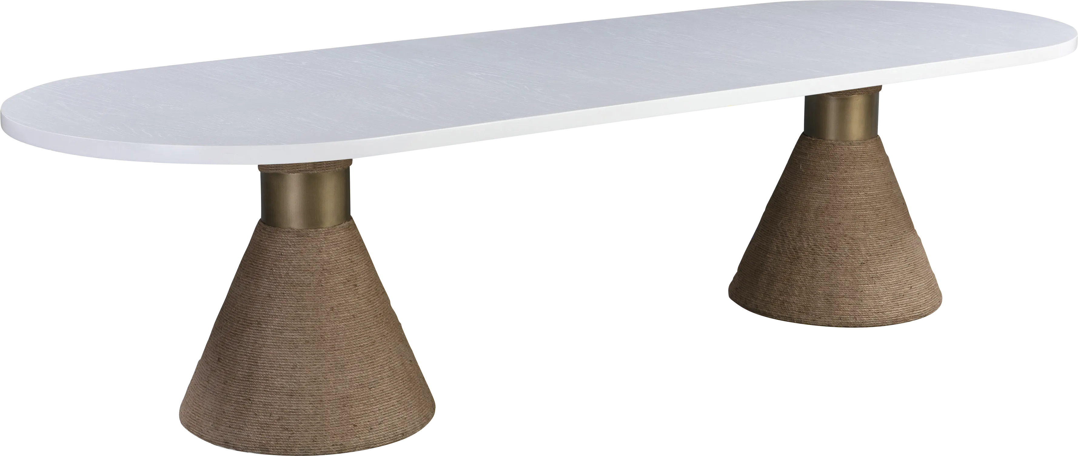 Gasteiger White Oval Dining Table - Thumbnail - Image 1