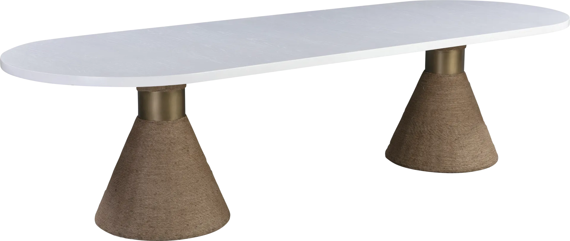 Gasteiger White Oval Dining Table - Image 1