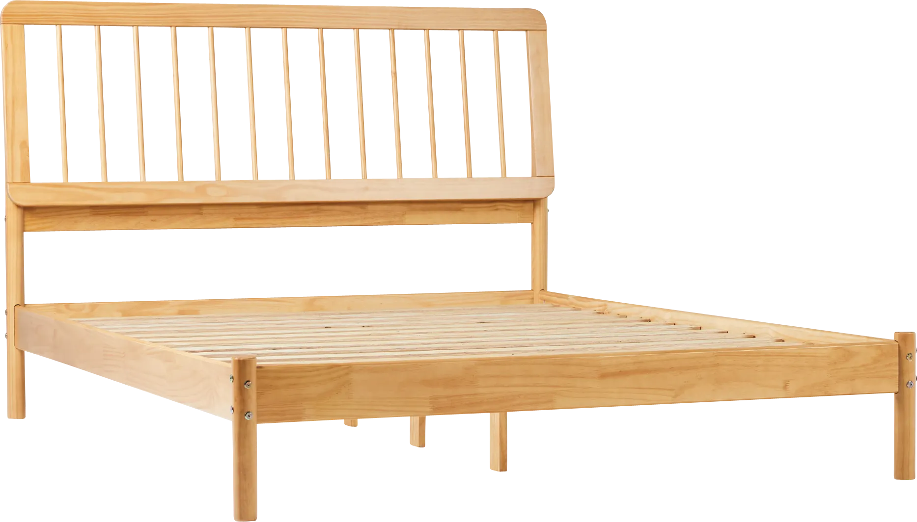 Tellicherry Natural Queen Bed - Thumbnail - Image 1