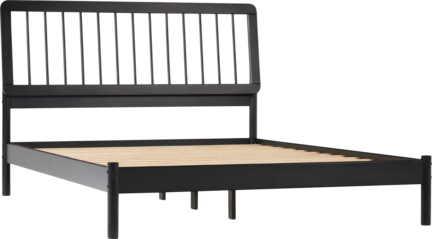 Tellicherry Black Queen Bed