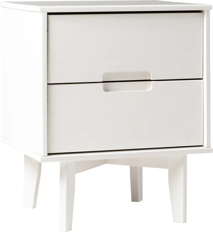 Elberton White Nightstand