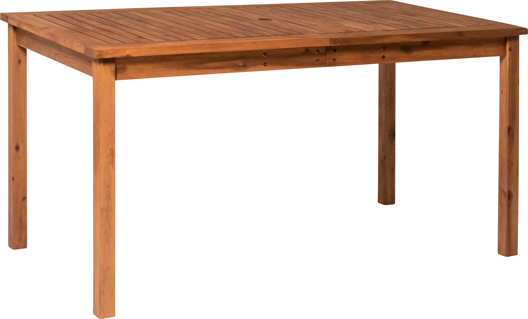 Skillman Brown Outdoor Dining Table - Thumbnail - Image 1