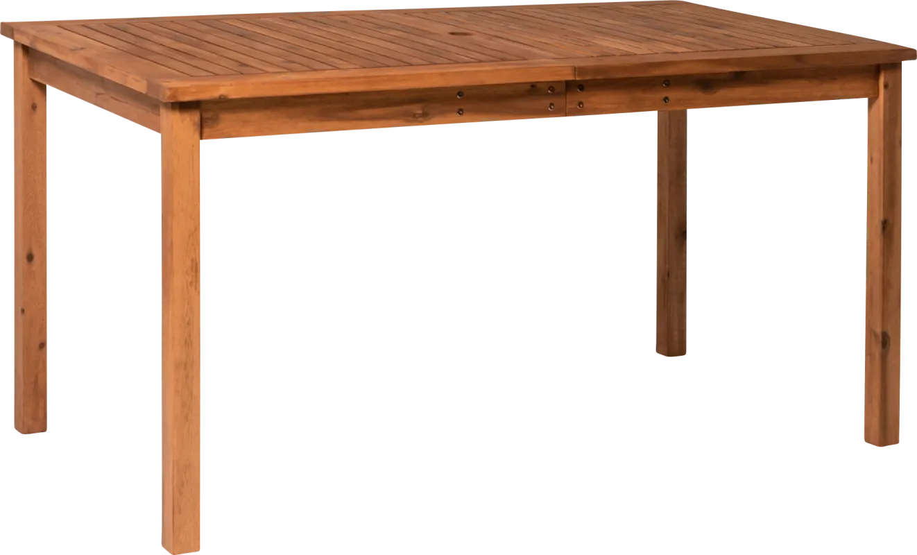 Skillman Brown Outdoor Dining Table