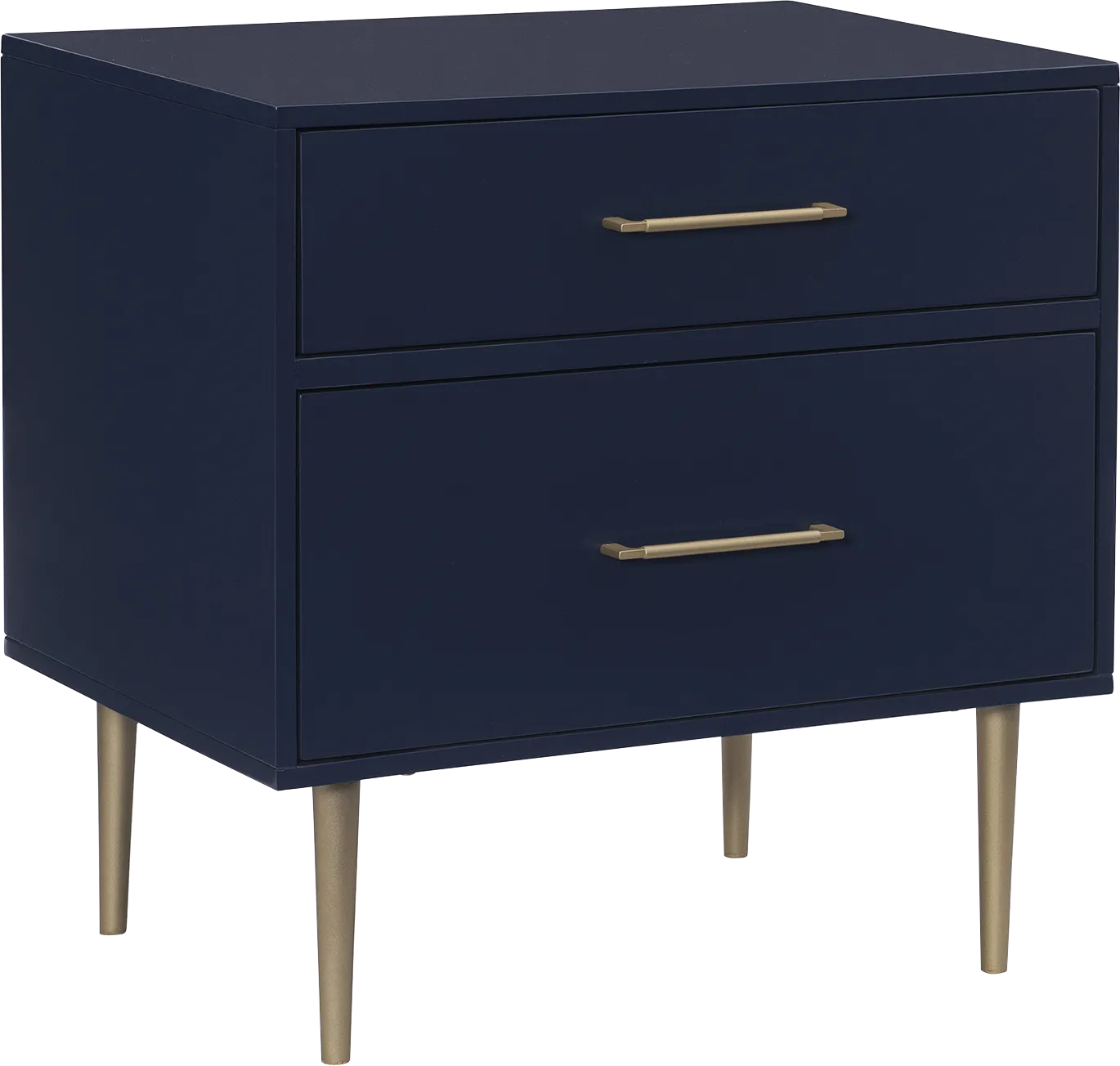 Thyson Navy Nightstand - Image 1
