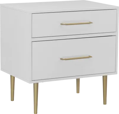 Thyson White Nightstand