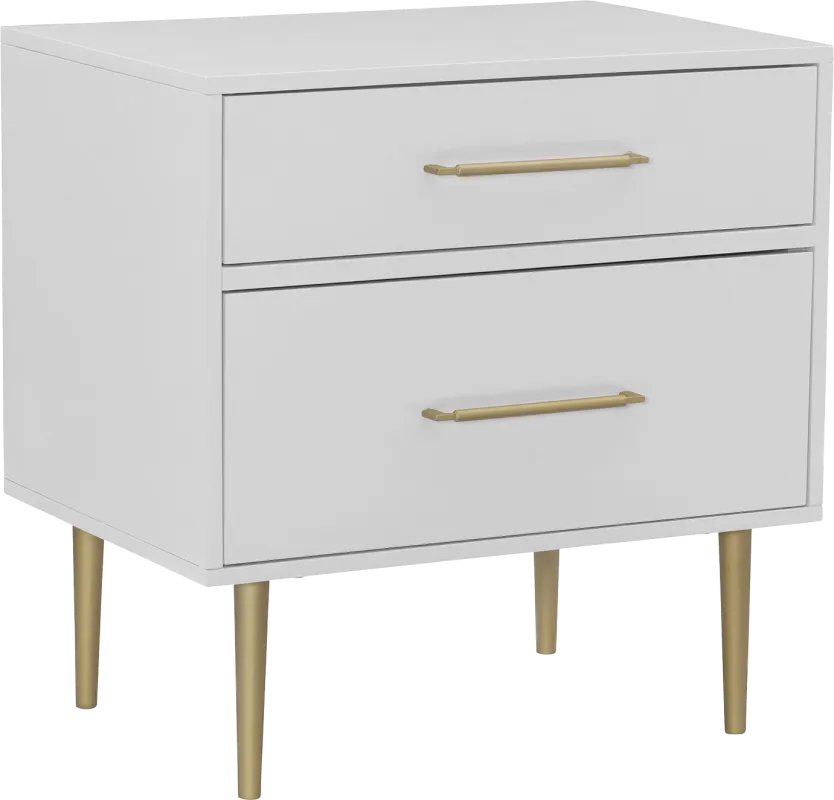 Thyson White Nightstand