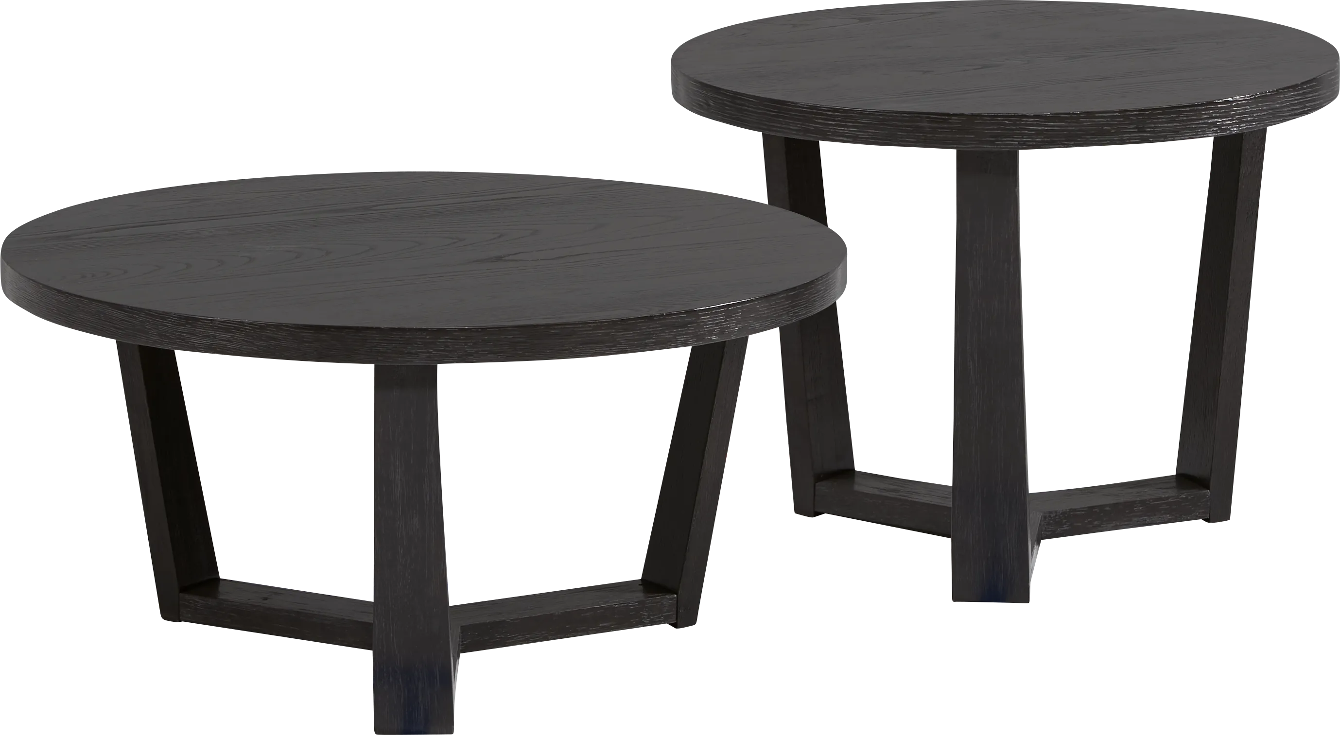 Rumie Brown 2 Pc Cocktail Table Set - Thumbnail - Image 1