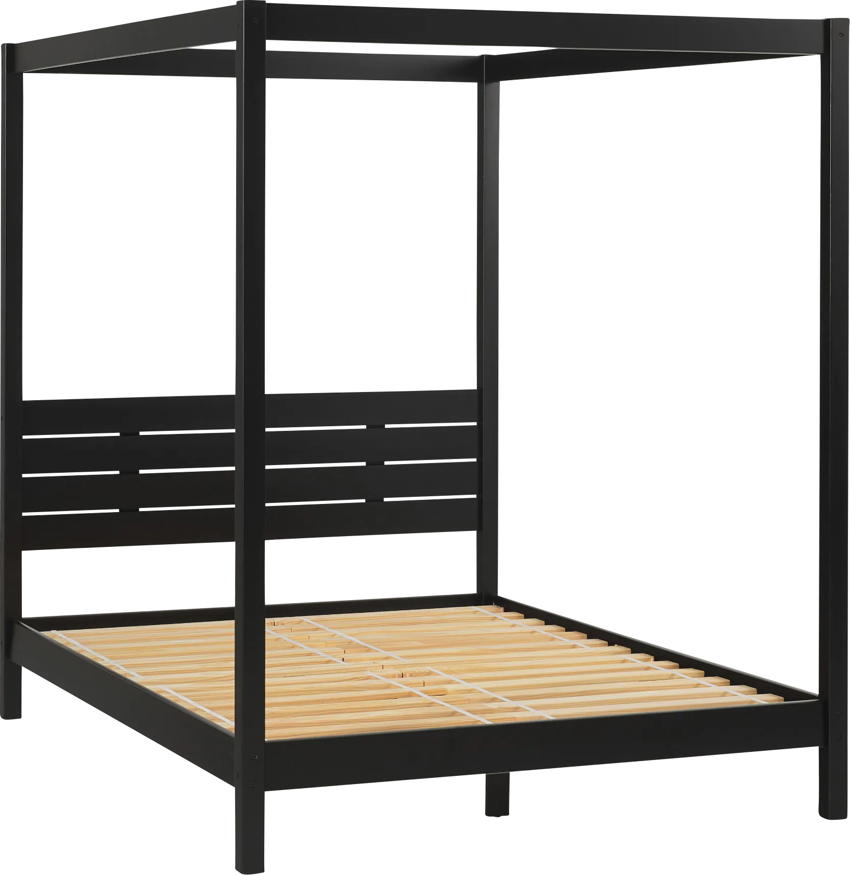 Sablegreen Black Queen Bed - Thumbnail - Image 1