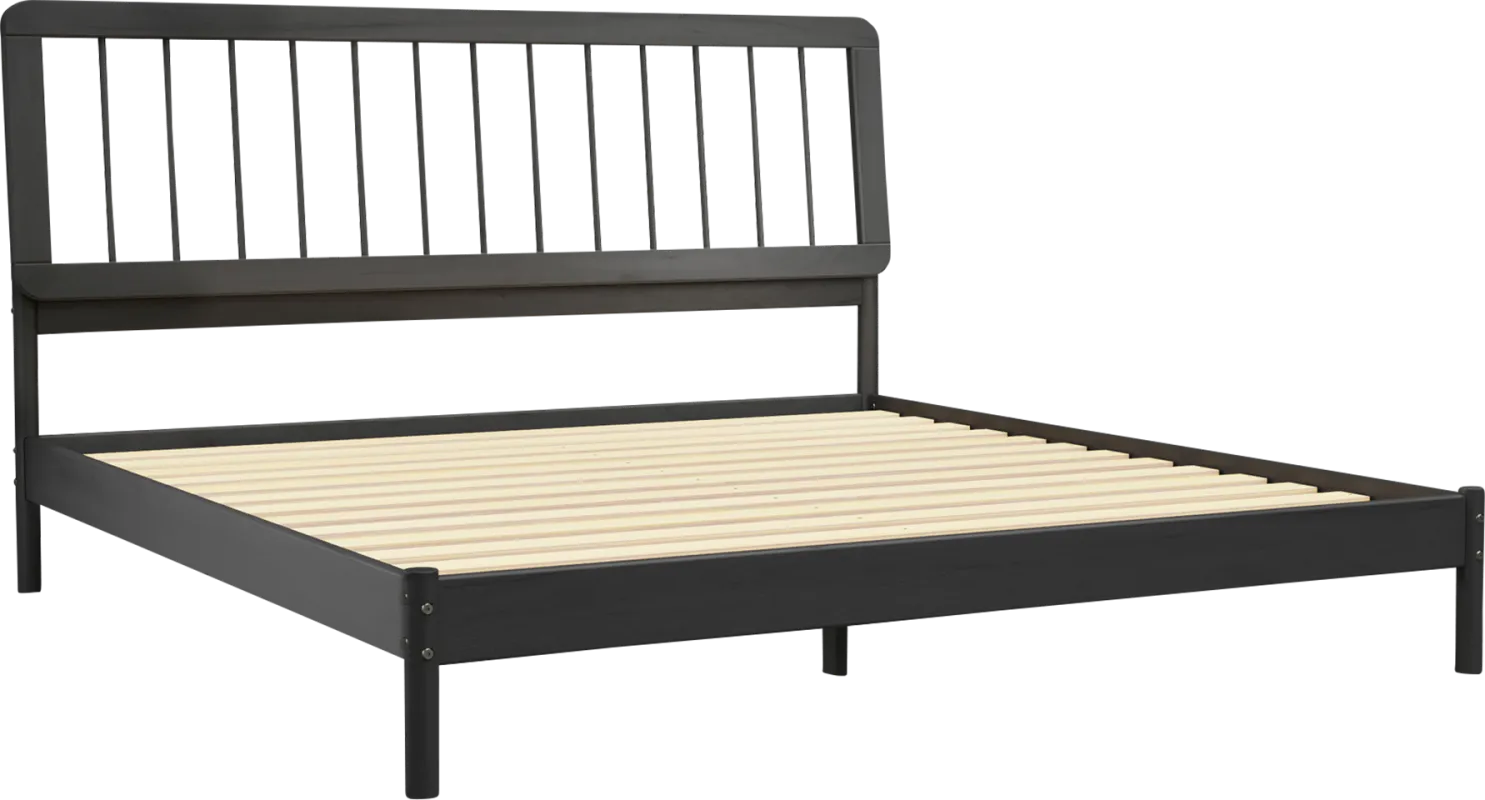 Tullgean Black King Bed