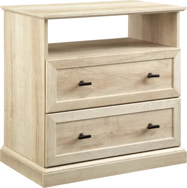 Tulough White Oak Nightstand
