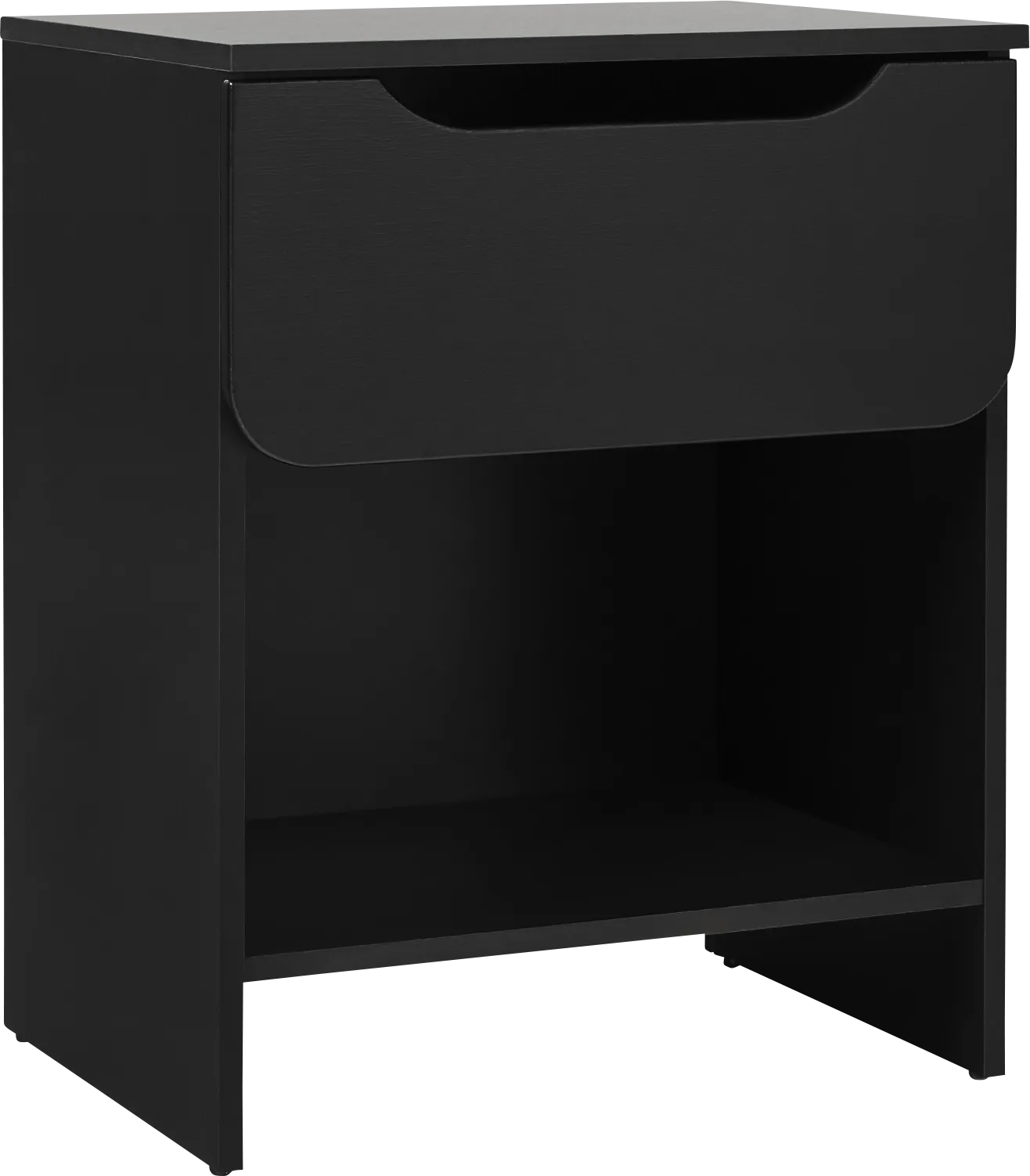 Sundew Black Nightstand - Thumbnail - Image 1