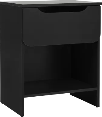 Sundew Black Nightstand