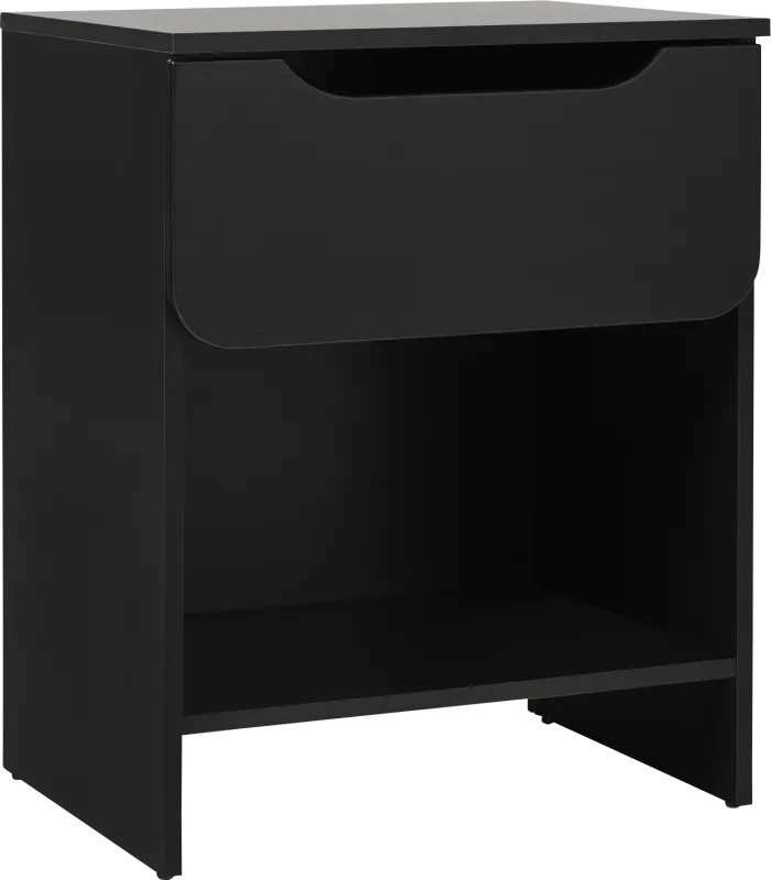 Sundew Black Nightstand