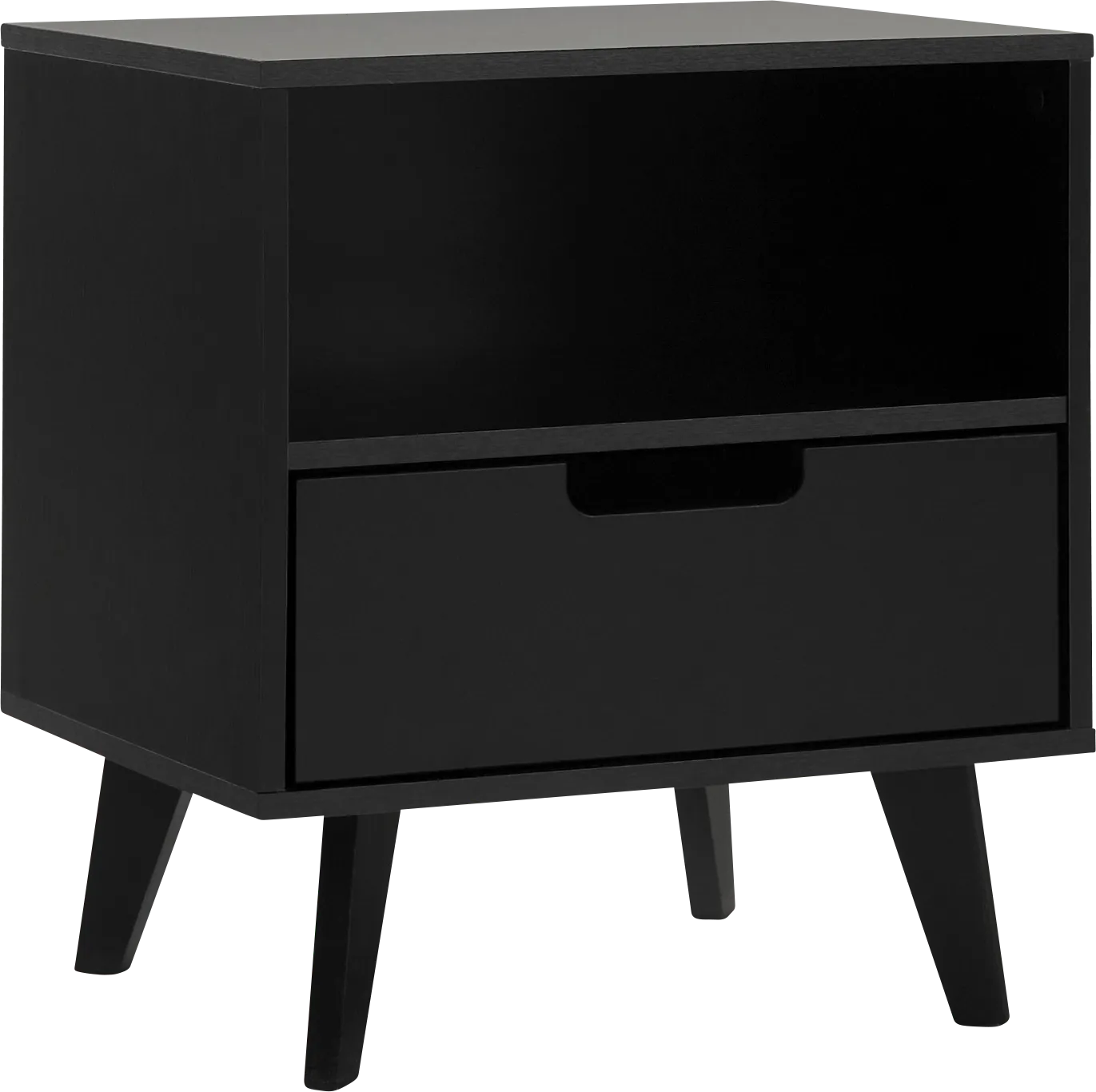 Sheringham Black Nightstand - Thumbnail - Image 1