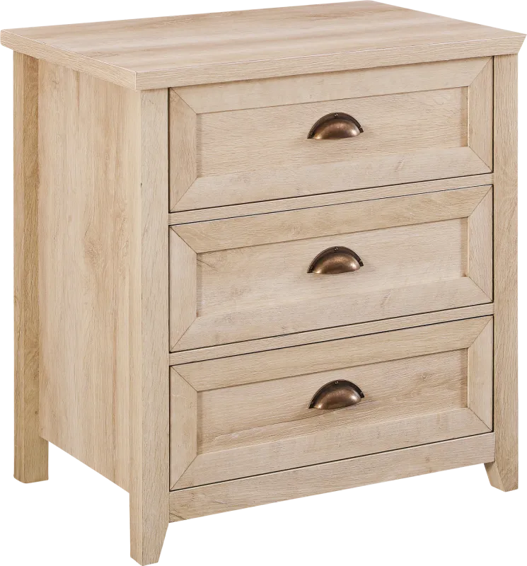 Milesford White Nightstand