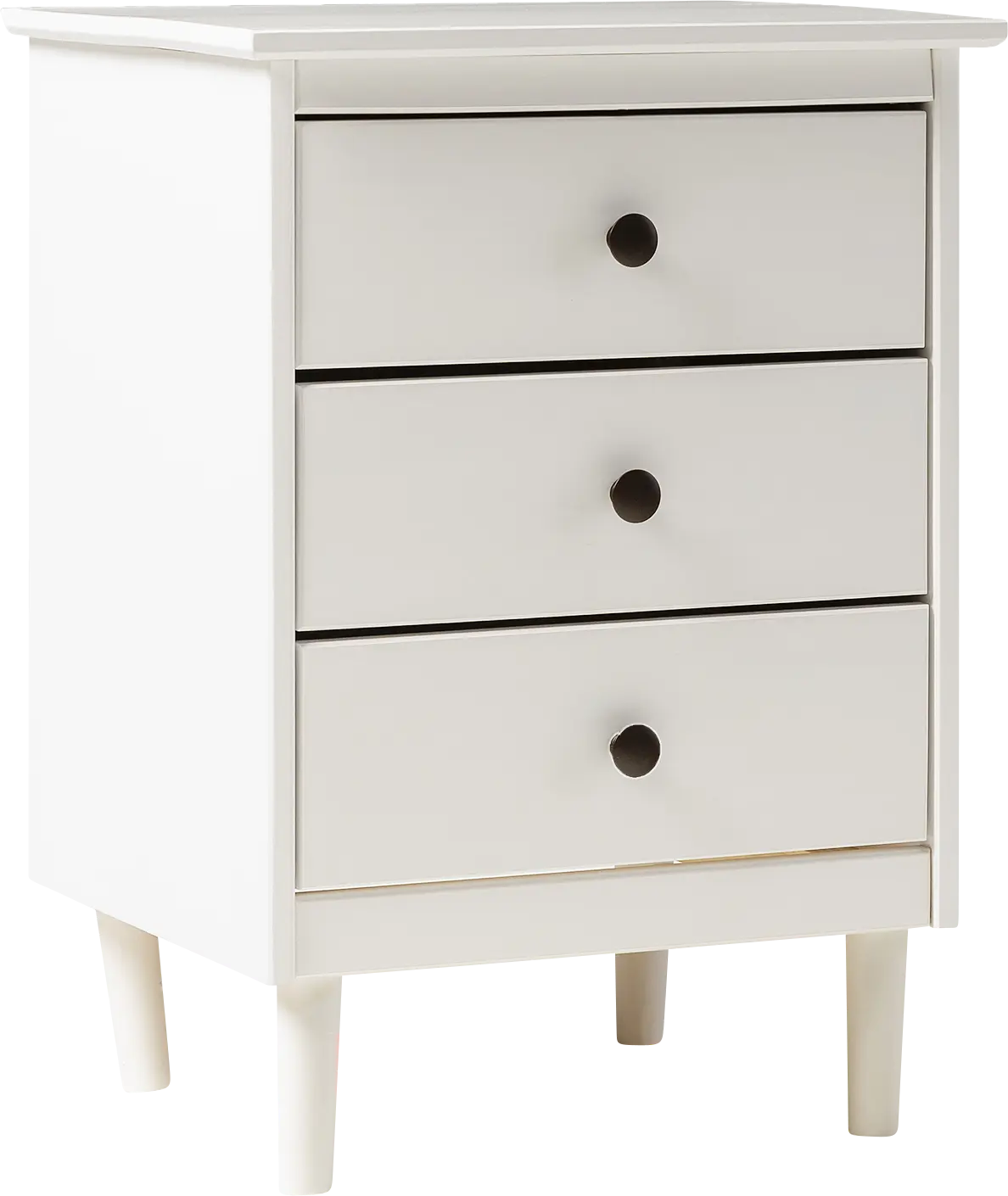 Kingshall White Nightstand