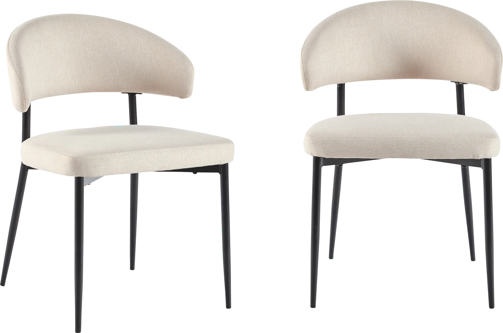 Warrensville Ivory Side Chair, Set of 2 - Thumbnail - Image 1