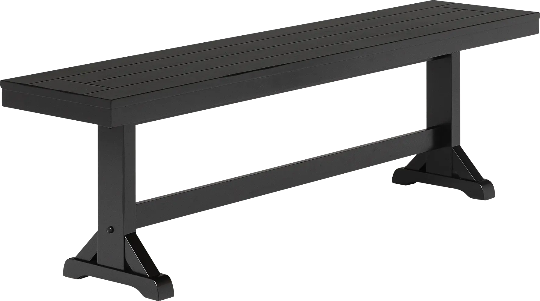 Mockorange Black Dining Bench