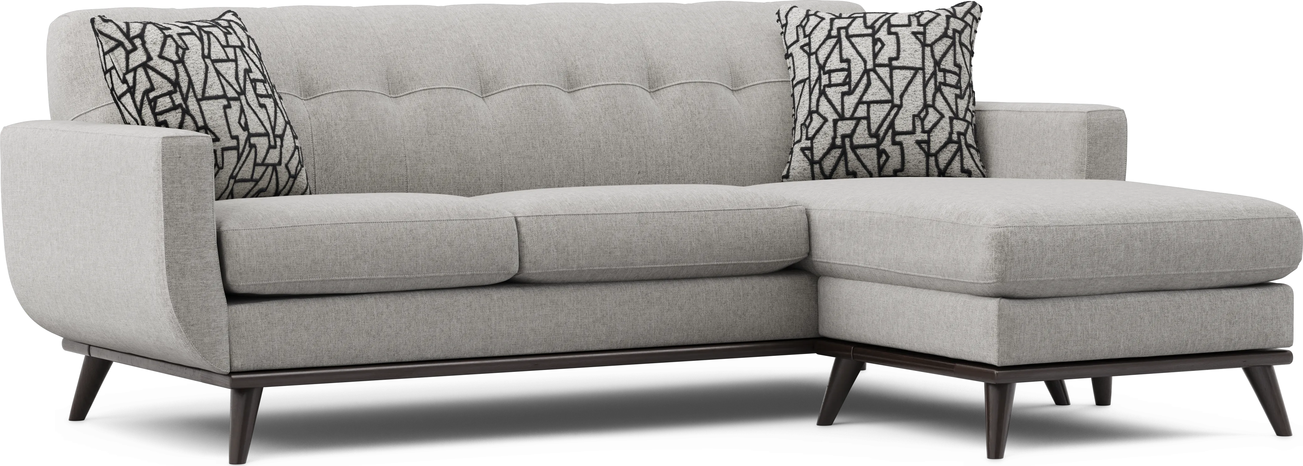 East Side Smoke 4 Pc Sectional Living Room - Thumbnail - Image 2