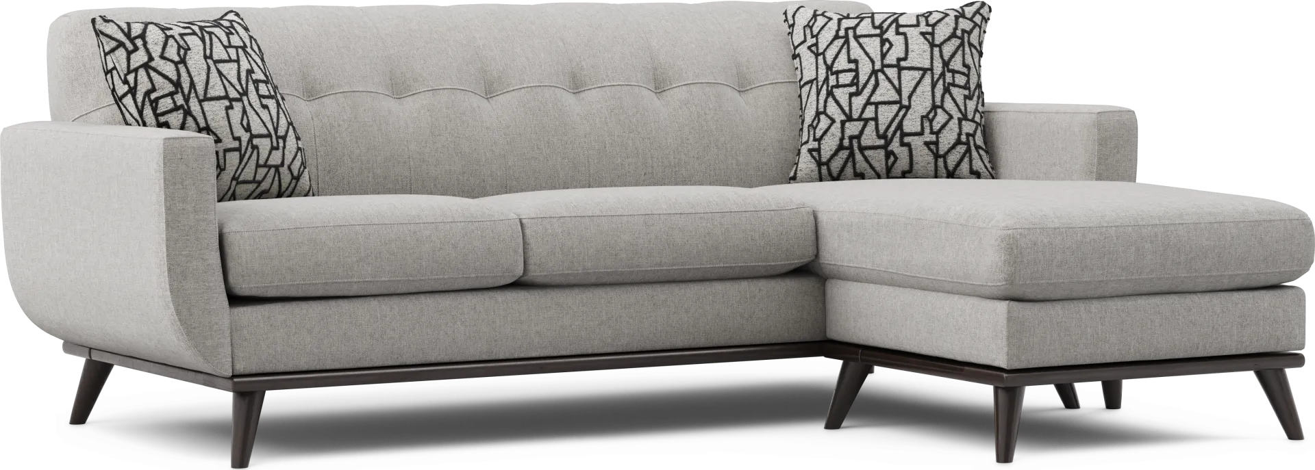 East Side Smoke 4 Pc Sectional Living Room - Image 2