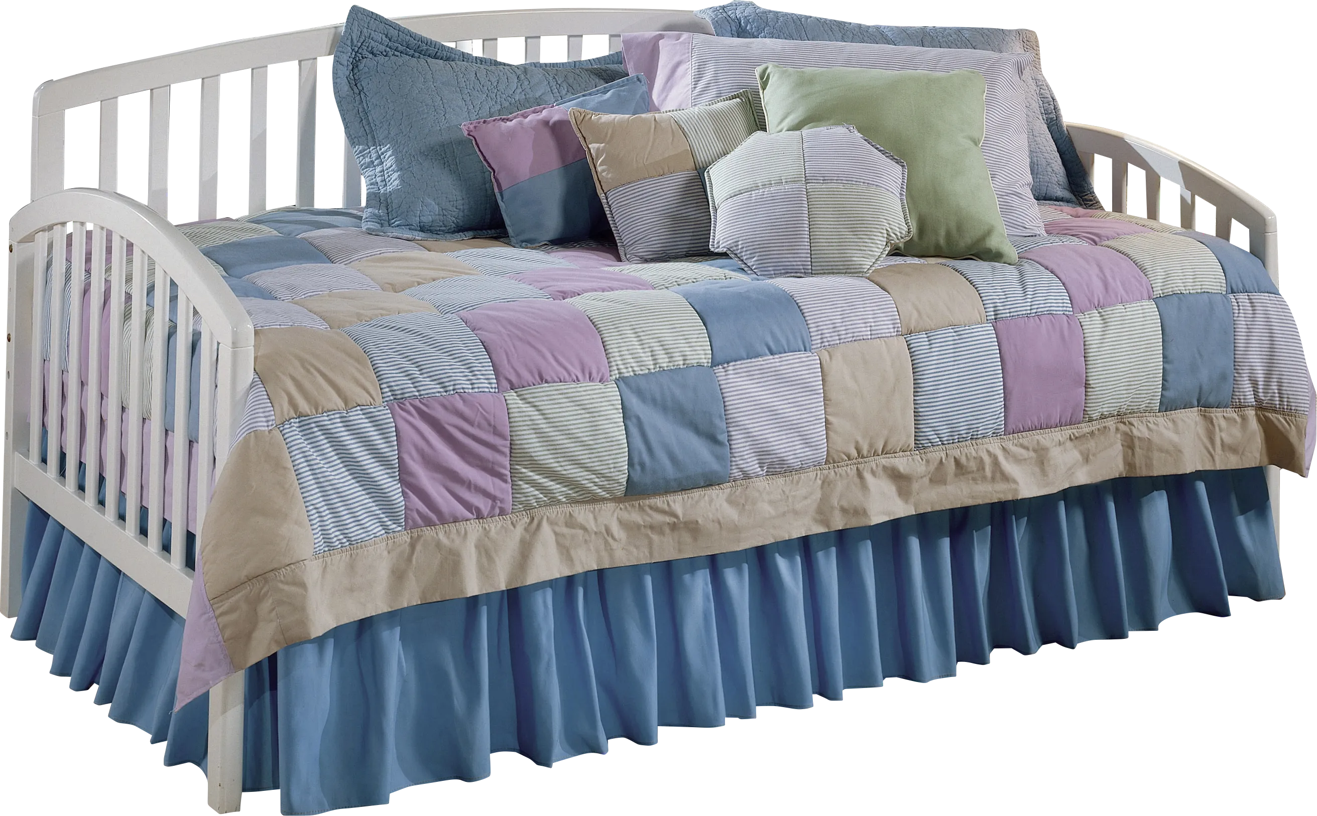 Restani White Daybed With Trundle - Thumbnail - Image 1