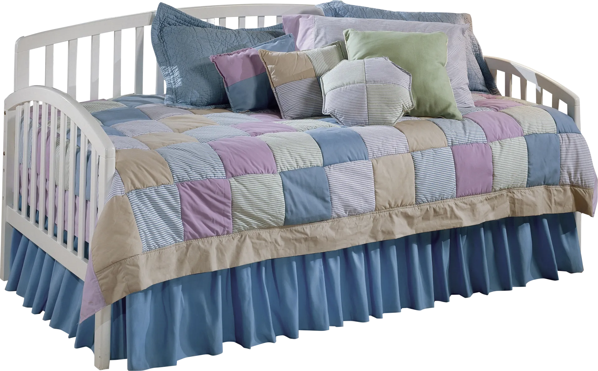 Restani White Daybed With Trundle - Image 1