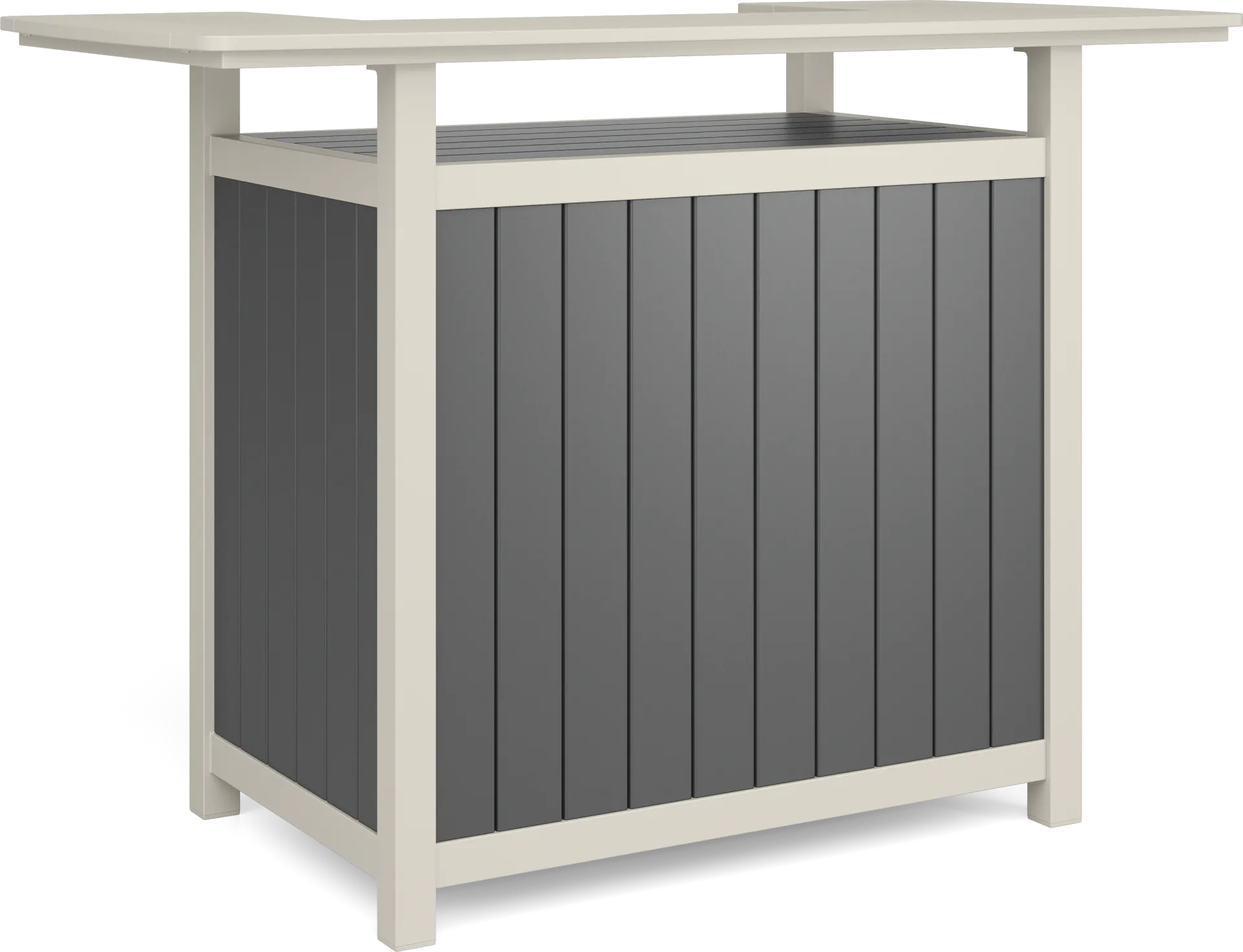 Addy Gray Outdoor Bar Table - Image 2