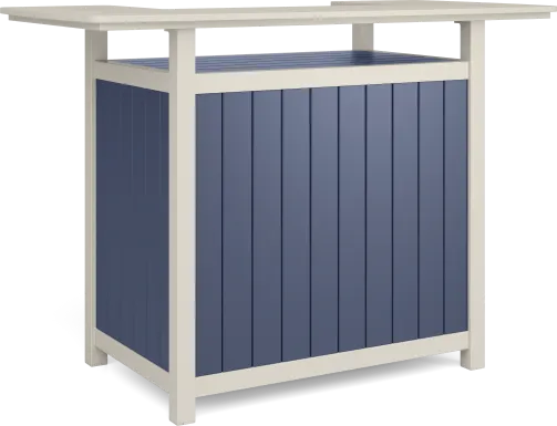 Addy Navy Outdoor Bar Table