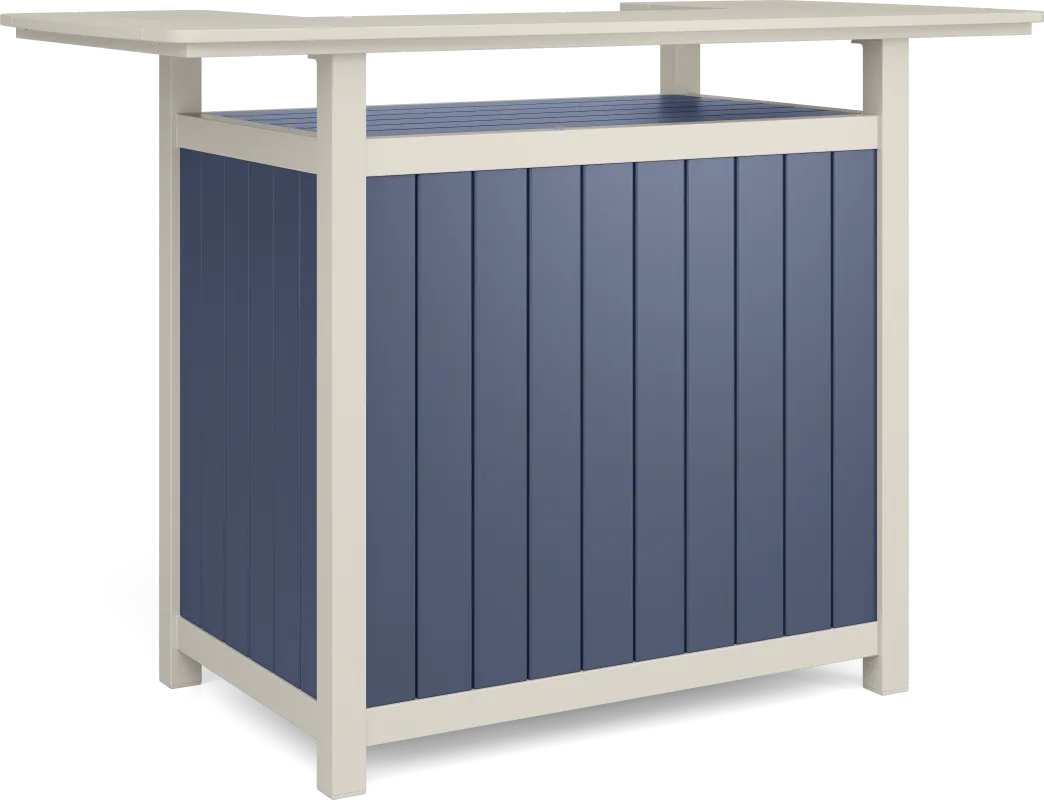 Addy Navy Outdoor Bar Table