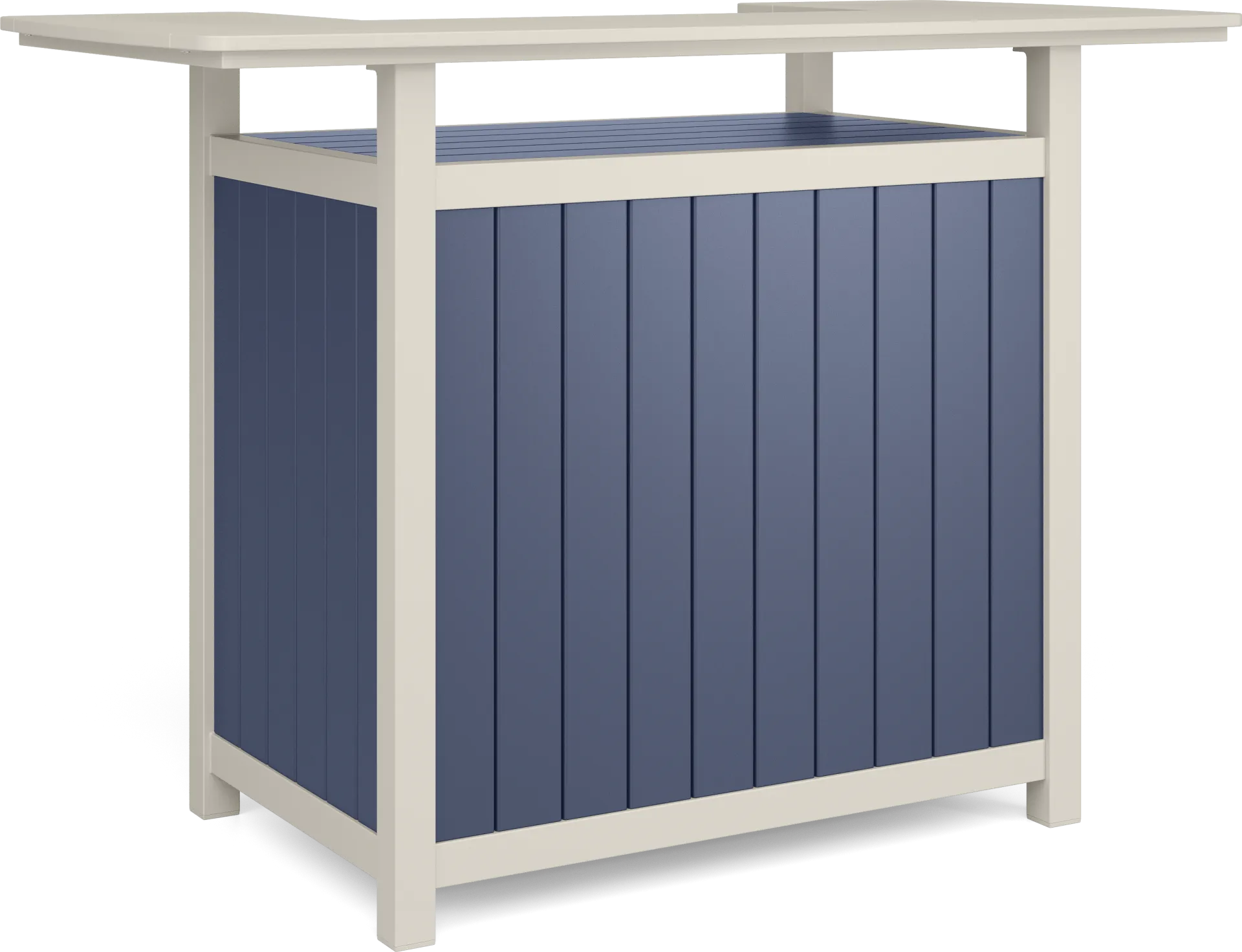 Addy Navy 3 Pc Outdoor Bar Set - Image 2