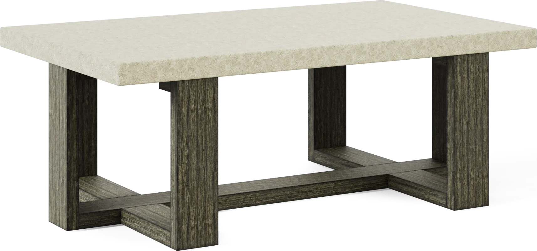 Sanger Gray Rectangle Cocktail Table