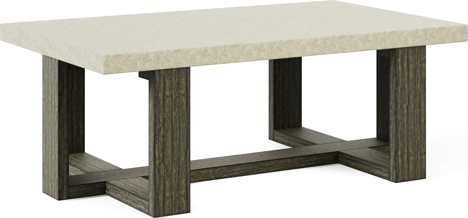 Sanger Gray Rectangle Cocktail Table