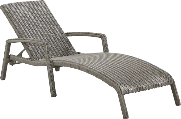 Forest Hills Gray Outdoor Chaise