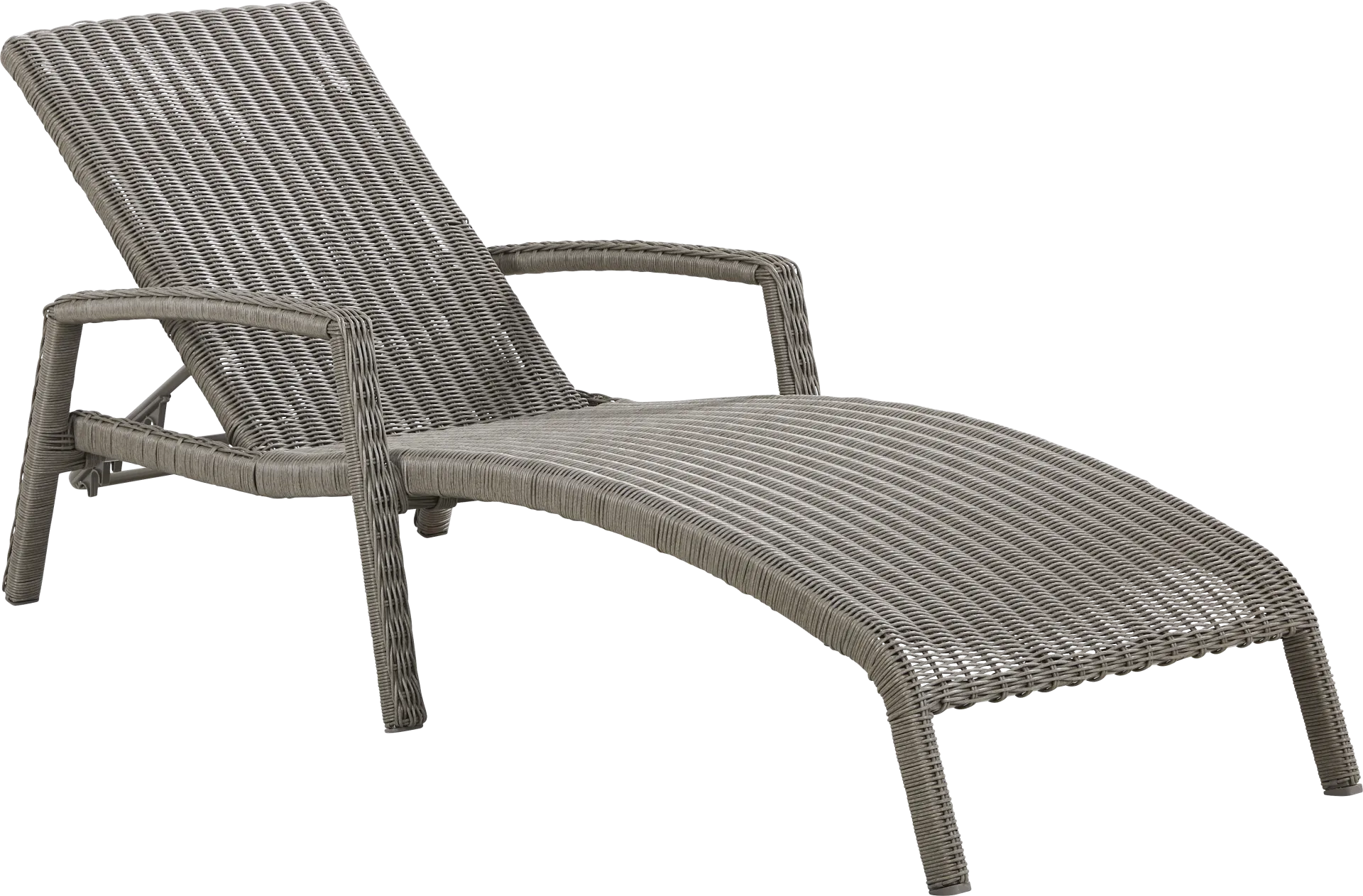 Forest Hills Gray Outdoor Chaise - Image 1