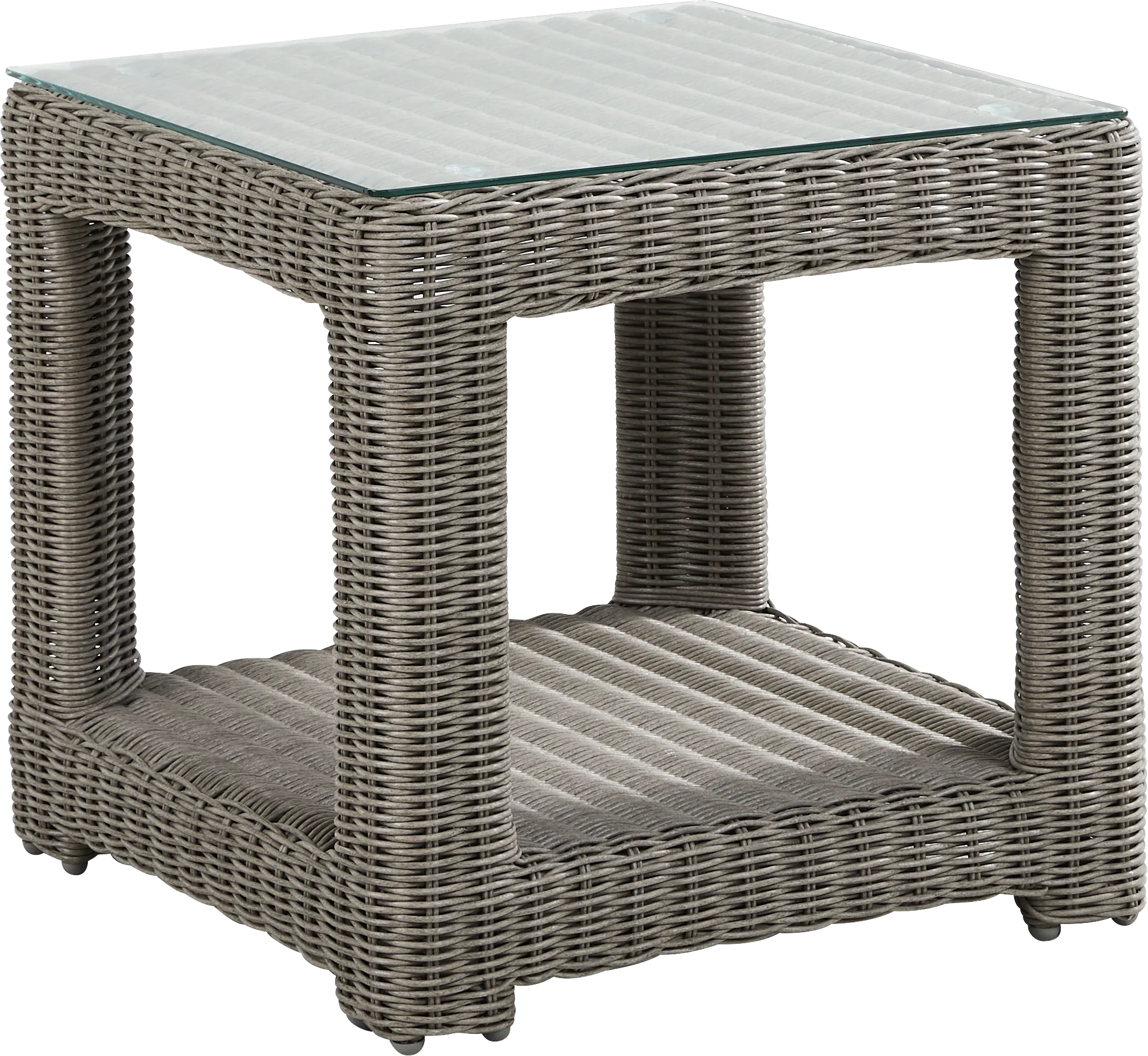 Forest Hills Gray Outdoor End Table - Thumbnail - Image 1