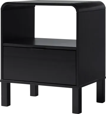 Artwin Black Nightstand
