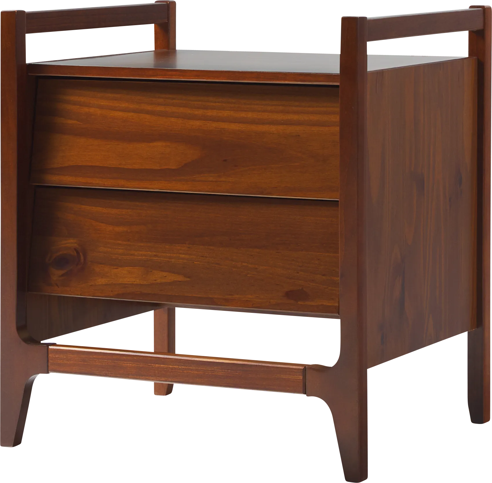 Briabend Walnut Nightstand - Thumbnail - Image 1