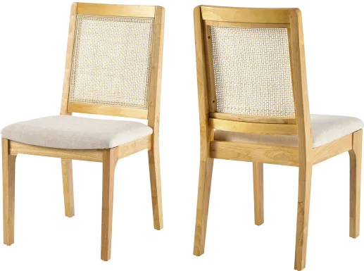 Annerly Beige Side Chair, Set of 2