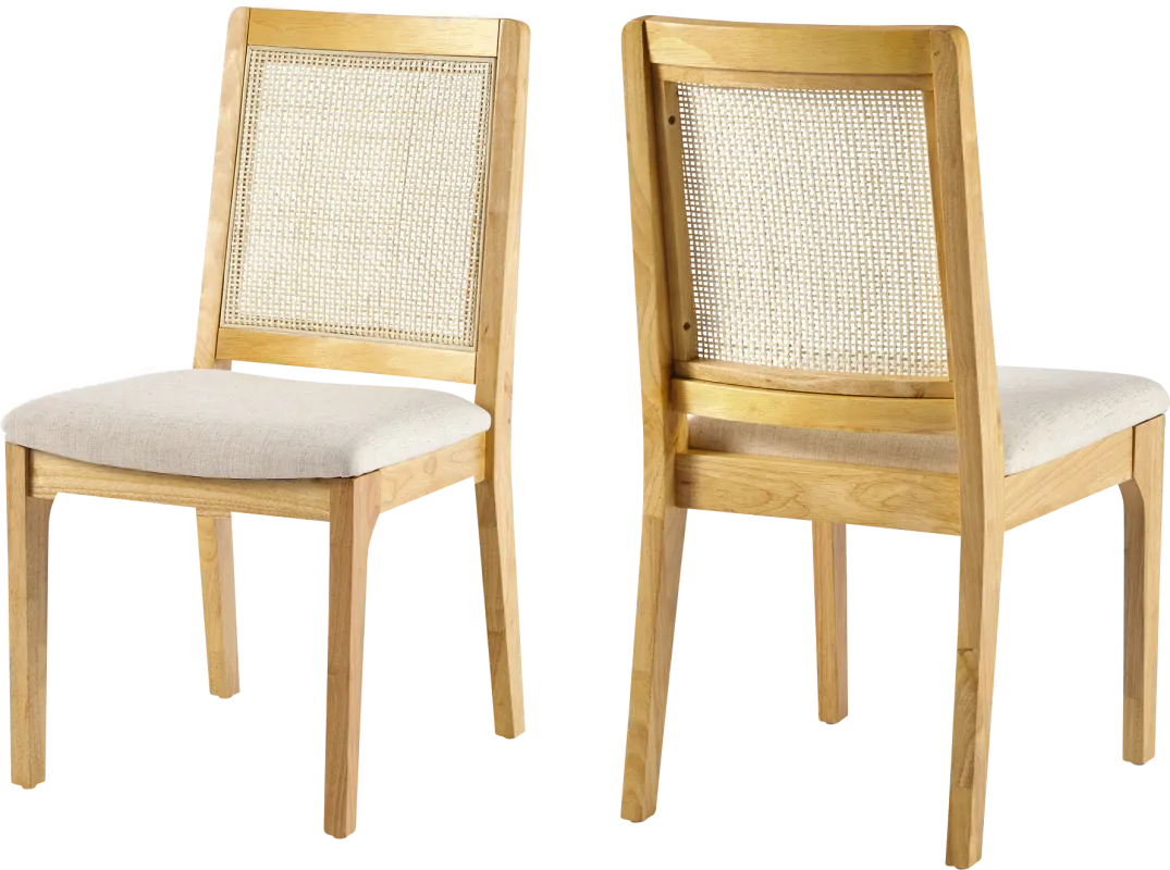 Annerly Beige Side Chair, Set of 2