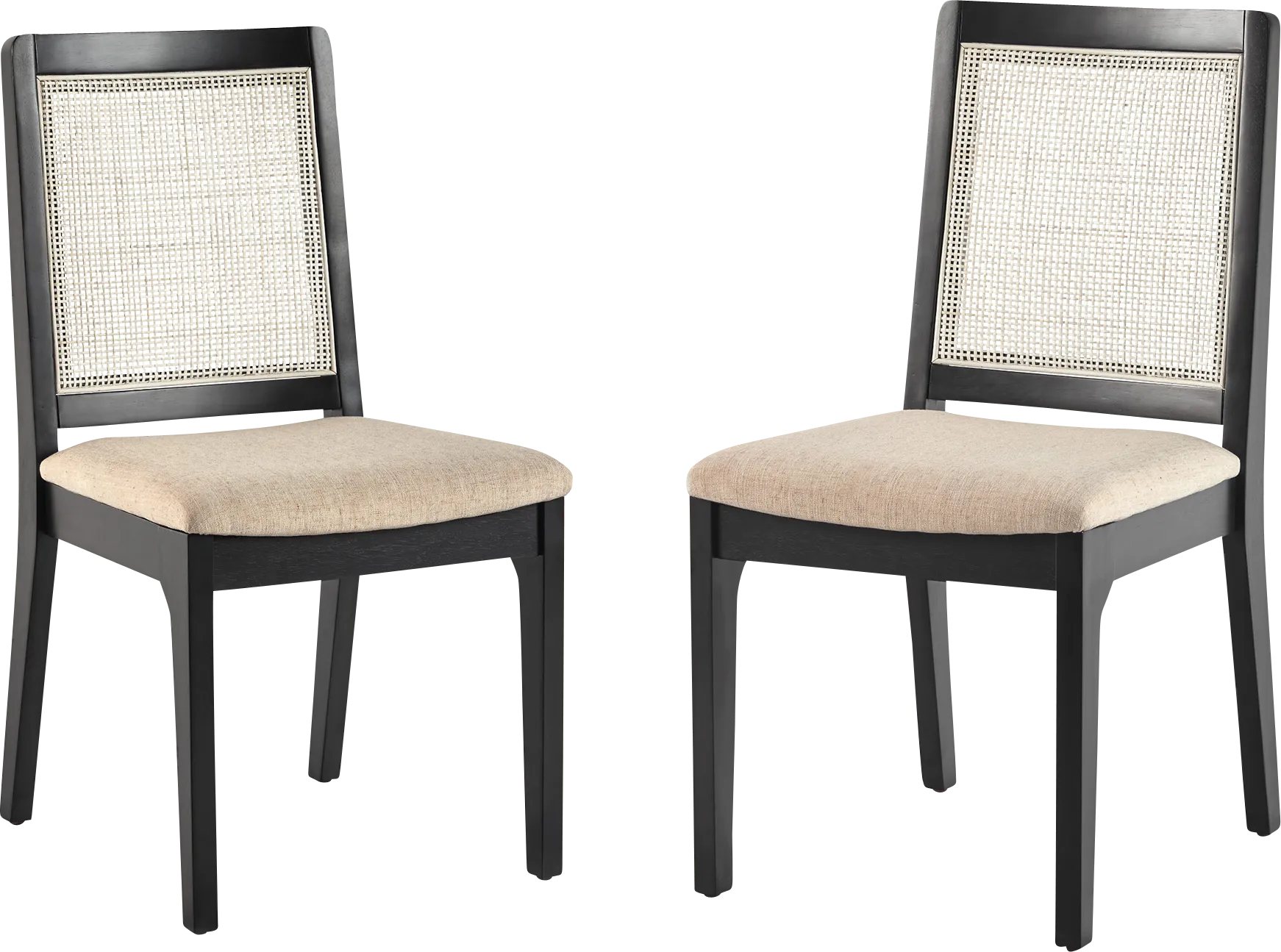 Annerly Black Side Chair, Set of 2 - Thumbnail - Image 1