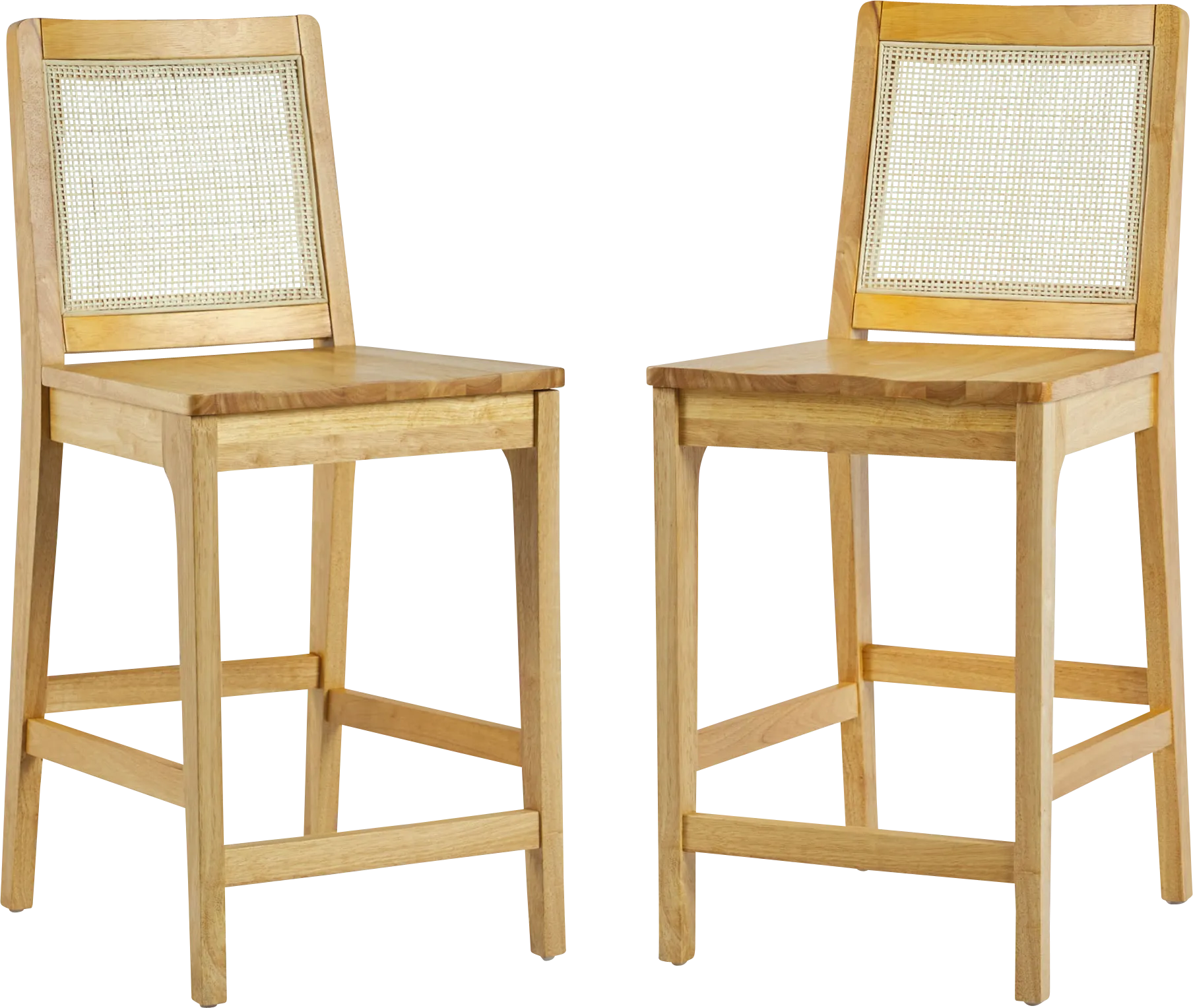 Annerly Natural Counter Height Stool, Set of 2 - Image 1