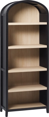 Annbick I Black Bookcase