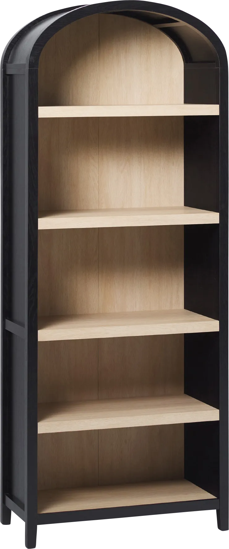Annbick I Black Bookcase - Image 1