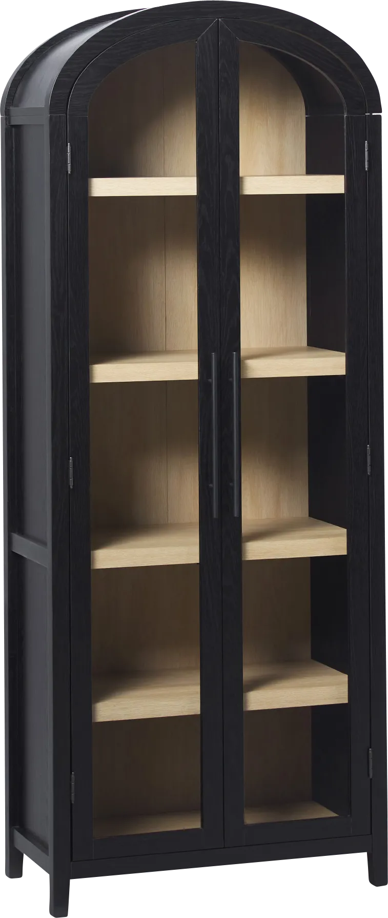 Annbick II Black Bookcase