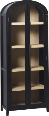 Annbick II Black Bookcase